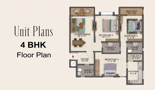 Shantiban Society Floor Plan